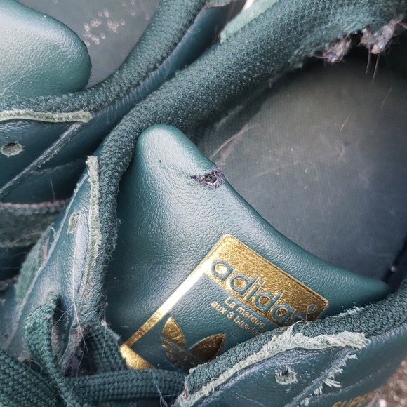 Green Velvet Shell Toe ADIDAS - Picture 4 of 6